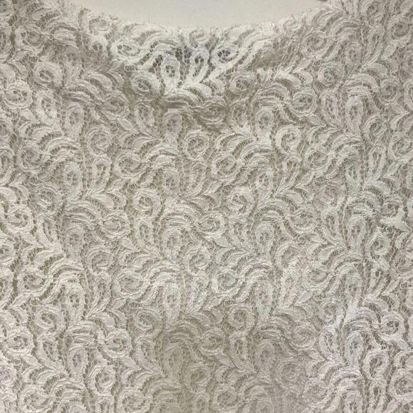 Loft Women’s Blouse Size M Beige Short Sleeve - Picture 6 of 9